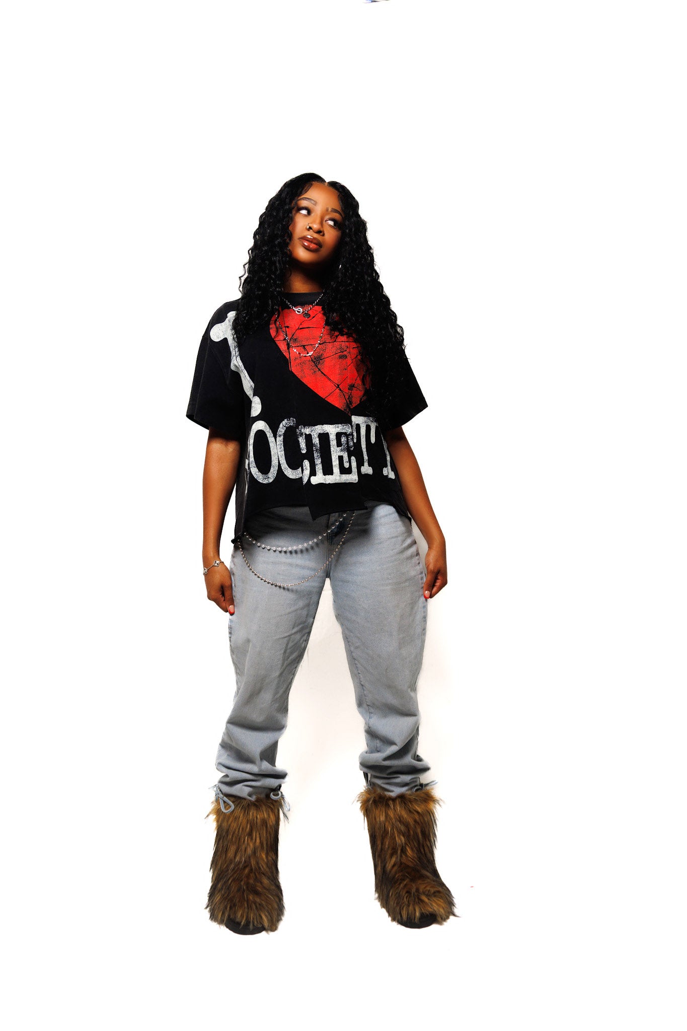 I LOVE SOCIETY tees (black)